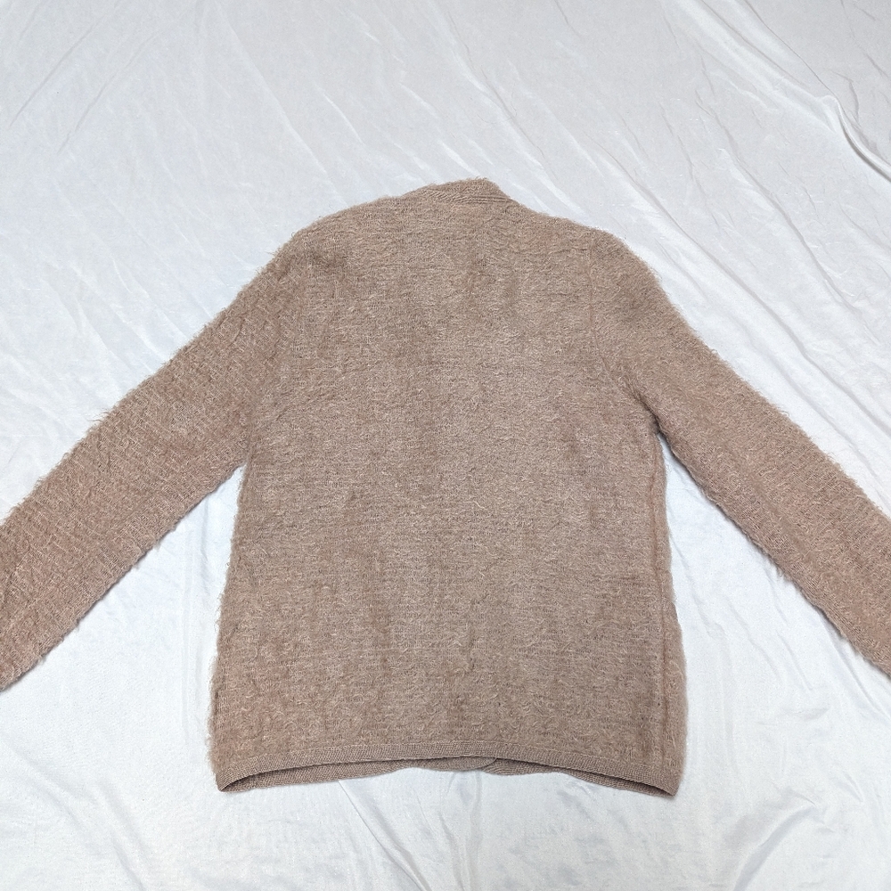 Pitlochry Mohair Wool Scottish Vintage Cardigan Coat  Textured With Pockets - Picture 9 of 12